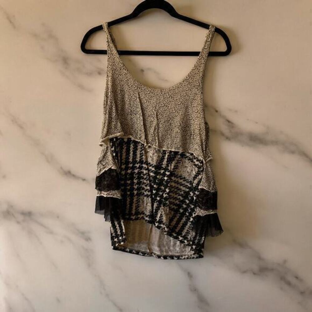 Vintage Silence and‎ noise women's tank top Boho size medium